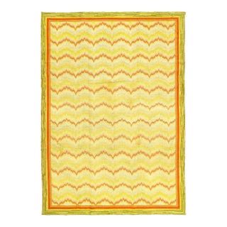 1920s Antique Hand Knotted Spain Art Rug 6'3'' X 8'11'' For Sale
