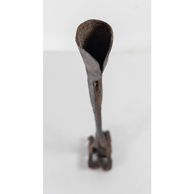 Metal 19th Century Handwrought Iron Blacksmith Made 123 Cattle Brand For Sale - Image 7 of 8