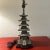 Vintage Japanese Cast Iron Pagoda Lamp For Sale - Image 10 of 10