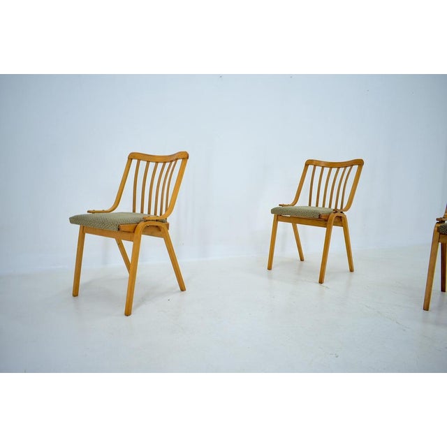Dining Chairs attributed to Antonín Šuman, 1960s, Set of 4 For Sale - Image 3 of 18