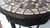 Shabby Chic One of a Kind ~ 1940s Boho Chic Mosiac WIcker Table For Sale - Image 3 of 13