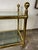 Vintage Brass and Glass Serving Trolley or Bar Cart Italy For Sale In New York - Image 6 of 11