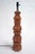 1970s Tall Hand-Carved Balustrade Redwood Lamp For Sale - Image 5 of 7