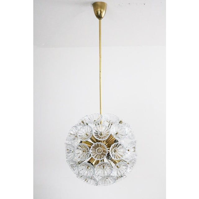 Vintage Space Age DDR Dandelion Sputnik Lamp Pendant Light from Veb Ebersbach, GDR, 1960s For Sale - Image 10 of 10