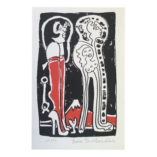 Yvon Taillandier, Untitled, Lithograph For Sale