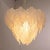 Metal Suspension Chandelier in Murano Glass Leaves Crystal Color, Italy, 1990s For Sale - Image 7 of 12
