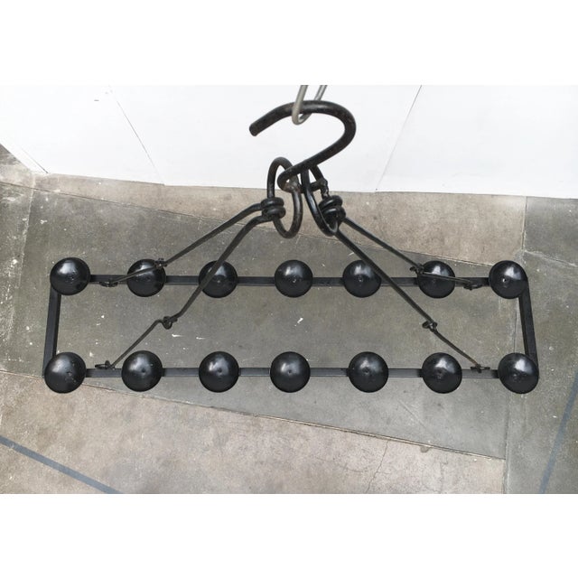Brutalist Candleholder Chandelier For Sale - Image 4 of 18