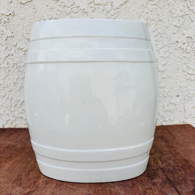 English Antique English Staffordshire Scotch Whisky Ceramic Barrel, Circa 1900 For Sale - Image 3 of 14