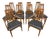 Mid-Century Modern Young Manufacturing Walnut Dining Chairs - Set of 10 For Sale