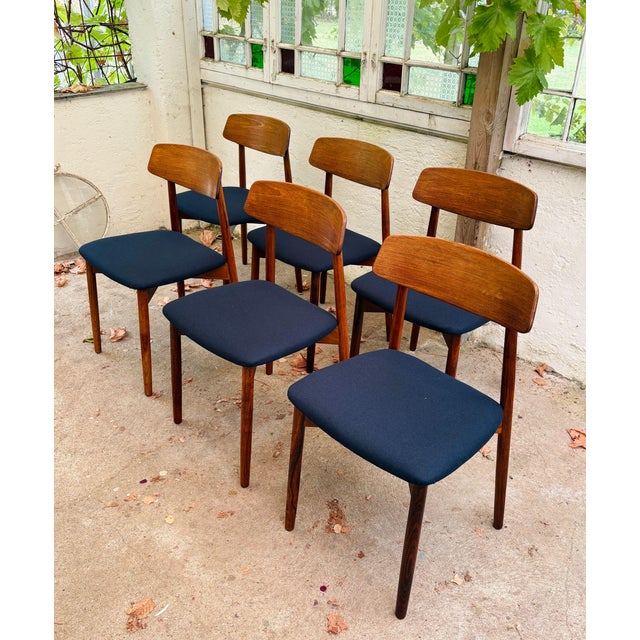 1960s Danish Dining Chairs by Harry Østergaard, 1960s, Set of 6 For Sale - Image 5 of 18