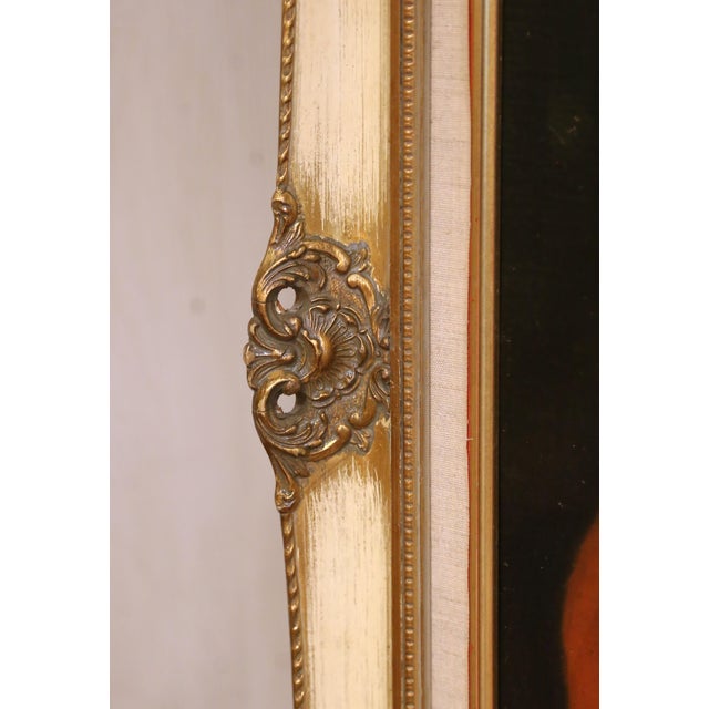 19th C. Italian Oil Painting of Holy Family With Saint John in Giltwood Frame For Sale In Dallas - Image 6 of 9