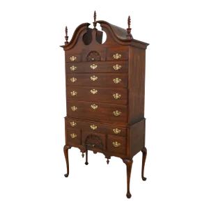 Statton Oxford Antique Cherry New England Highboy