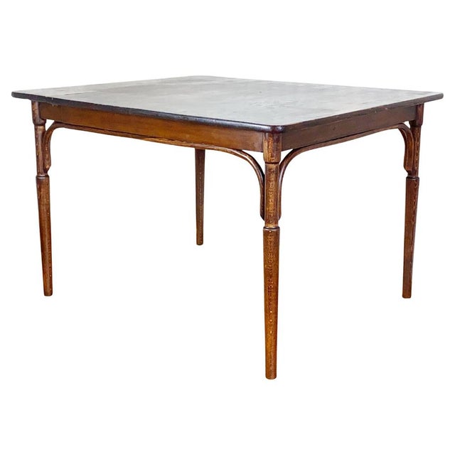 Large Nr.119 Extendable Dining Table from Thonet, 1900s For Sale - Image 14 of 14