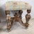 Copper Pair of Vintage Louis XVI–Style Upholstered Footstools With Gilt Carved Bases For Sale - Image 8 of 12