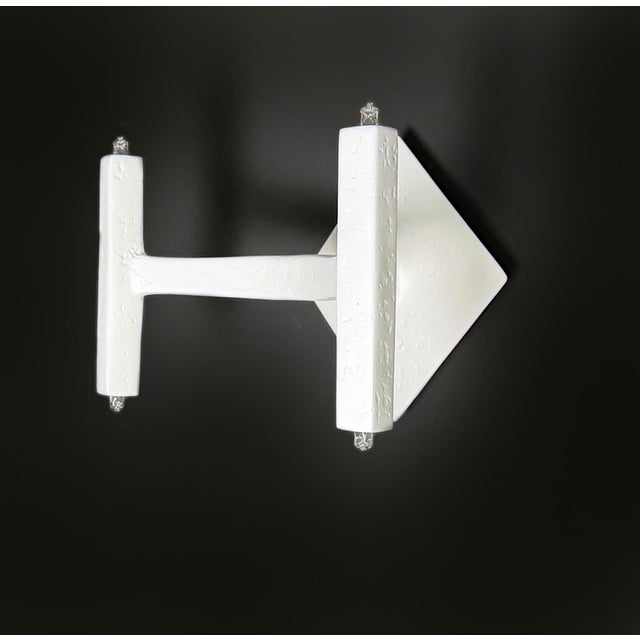 Plaster of Paris, Minimalist Design Wall Sconce For Sale In Los Angeles - Image 6 of 13