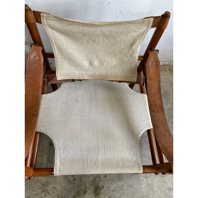 Arne Norell Sirocco Safari Chairs Scandinavian Modern - A Pair For Sale - Image 15 of 18