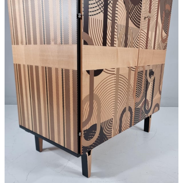 Wood Vintage Wardrobe in Ash, 1970s For Sale - Image 7 of 15