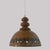 Brown Glazed Ceramic Pendant Lights, Germany, 1970s, Set of 3 For Sale - Image 12 of 15