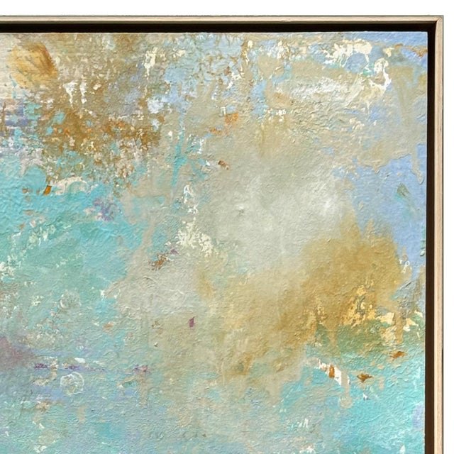 2020s Contemporary Plein Air "Abstract Clouds" Oil Painting, Framed For Sale - Image 5 of 6