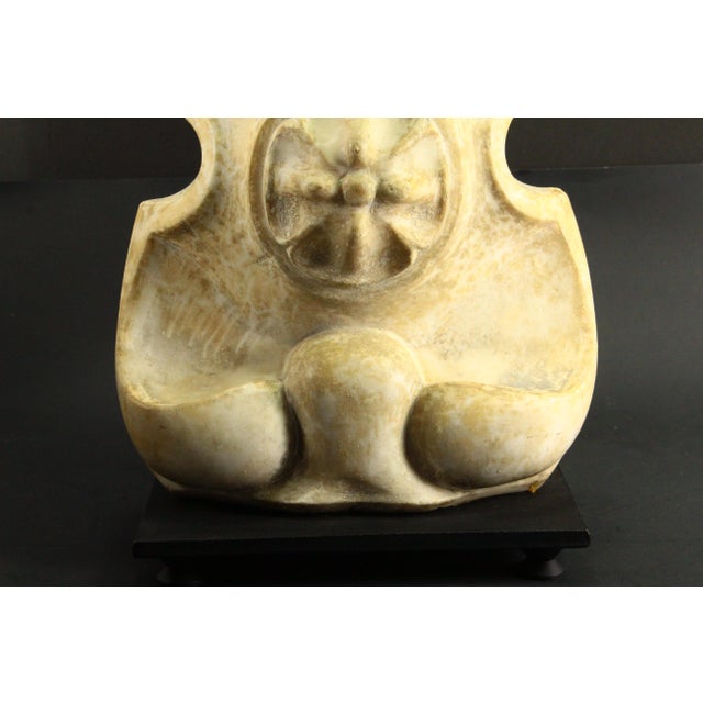 18th Century 17th / 18th C. Baroque Carved Marble Frontispiece Corbel Mounted as a Lamp For Sale - Image 5 of 18