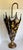 1960s Italian Figurative Black & Gold Floral Tole Umbrella Stand For Sale - Image 9 of 12
