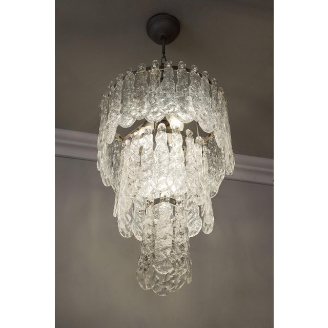 Mid-Century Murano Glass Chandelier, 1990s For Sale - Image 9 of 11