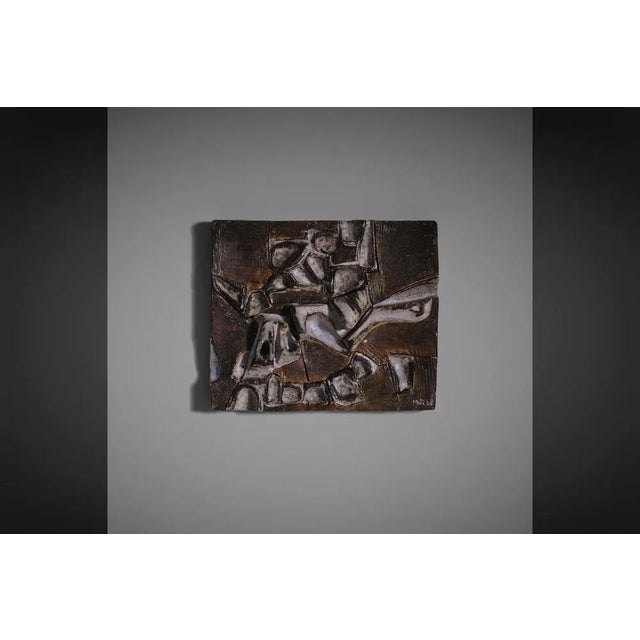 Ceramic Wall Relief by Salvatore Meli, Italy, 1963 For Sale - Image 12 of 12