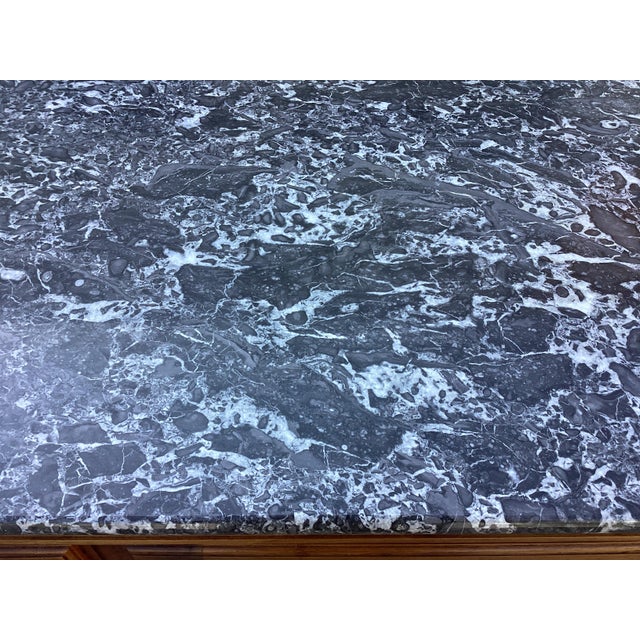French French Cherry Buffet W/ Marble Top For Sale - Image 3 of 10