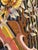 Gold 20th C. Mid-Century Modern Tapestry "Concert Champêtre" Signed by Simon Chaye 3'9" X 5'3" For Sale - Image 8 of 11