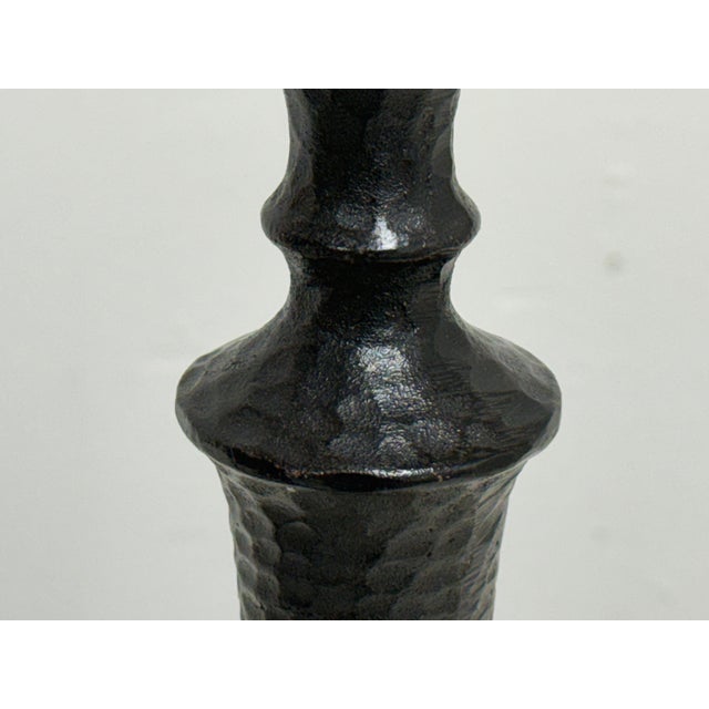 Pottery Barn Seville Hammered Metal Candle Holders, Set of Four For Sale - Image 10 of 12