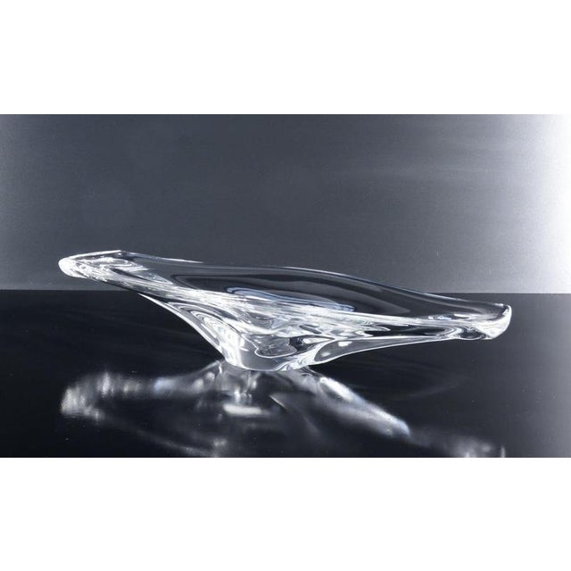 Crystal Centerpiece Vase in the style of Sevres, France, 20th Century For Sale - Image 3 of 18