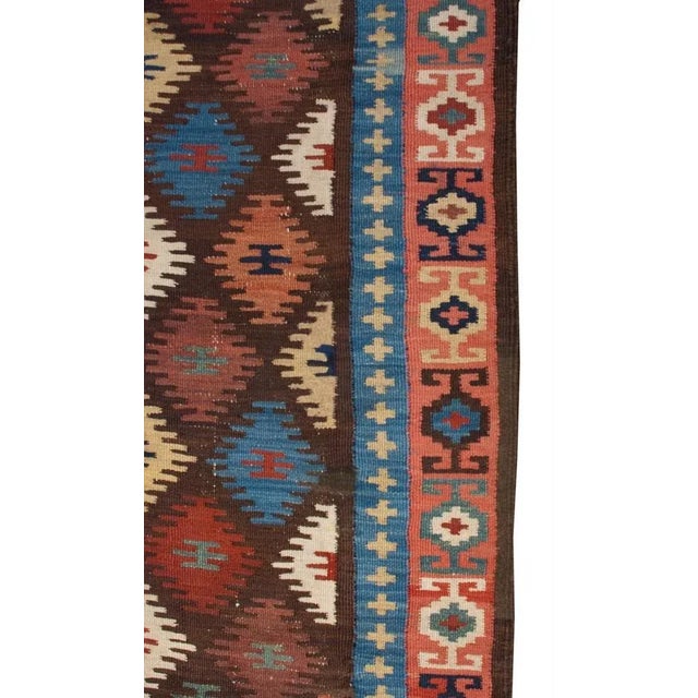 Tribal Early 20th Century Harseen Kilim Runner For Sale - Image 3 of 4