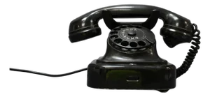 Mid-Century Modern Bakelitte Rottary Telephone from Tesla, 1950s