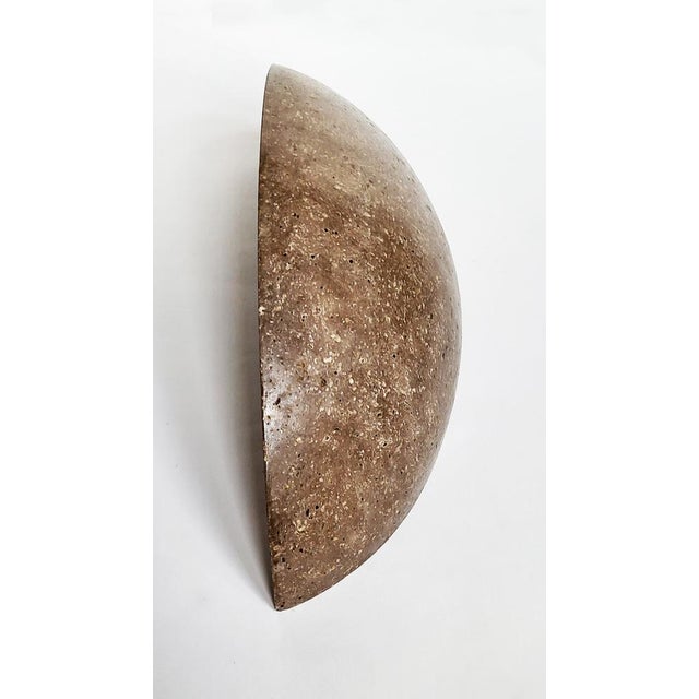 Postmodern Half-Moon Concrete Wall-Lights, 1980s, Set of 2 For Sale - Image 12 of 15