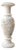 Ziarat White Marble Vase – Handcrafted Natural Stone Decorative Urn, 6" X 6" X 18" For Sale