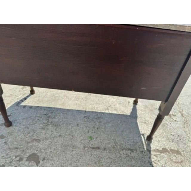 Wood Early 19th Century Victorian Style Wood Sideboard Marble Top For Sale - Image 7 of 11