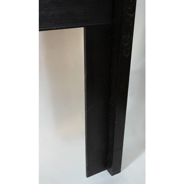 Victorian Fireplace Mantel in Oak For Sale - Image 6 of 16