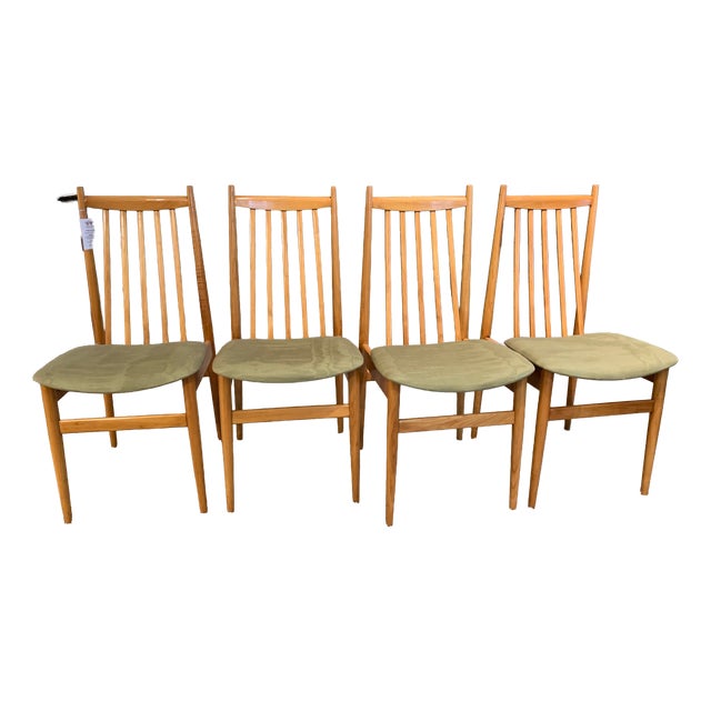 Chairs in Cherry by Casal, 1960s, Set of 4 For Sale