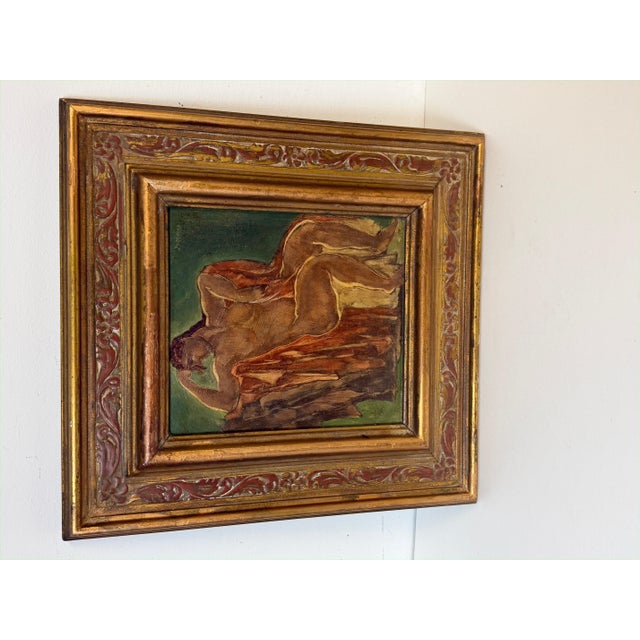 Henri Burkhard (American, 1892–1956) — Nude, Oil on Masonite For Sale - Image 11 of 15