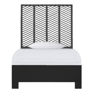 Liam Platform Bed Twin - Black For Sale