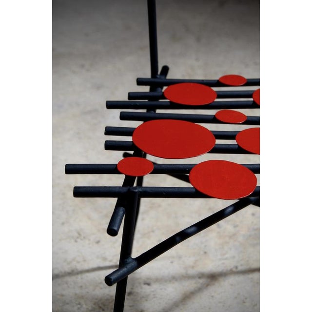 Contagious Chair in Steel by Frederic Gaillard For Sale - Image 4 of 7
