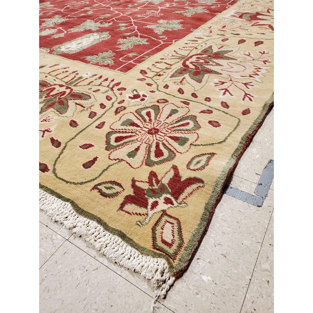Early 20th Century Indian Agra Carpet For Sale In New York - Image 6 of 18