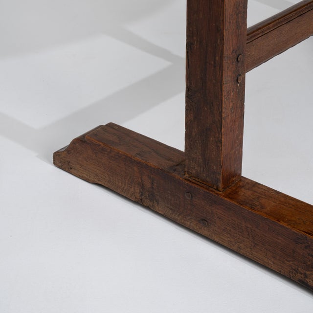 19th Century French Oak Wine Tasting Folding Table For Sale In Greensboro - Image 6 of 15