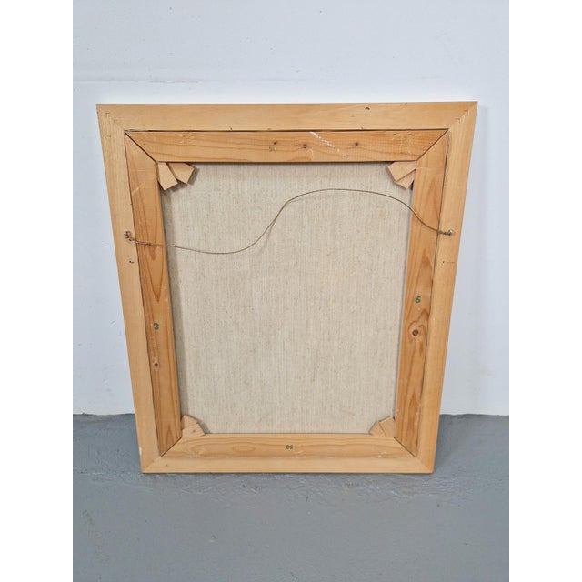 W. Broek, Abstract Composition, 1993, Oil Painting on Canvas, Framed For Sale - Image 6 of 8