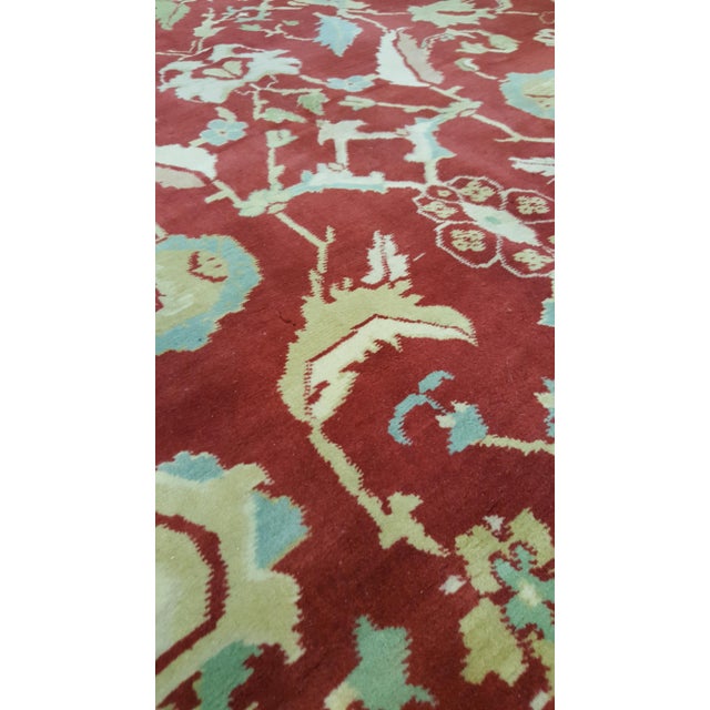 Vintage Indian Agra Carpet For Sale - Image 15 of 18