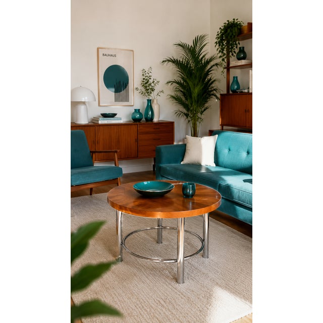 Bauhaus Coffee Table by Robert Slezák, 1930s, in Very Good conditions. Designed 1920 to 1949