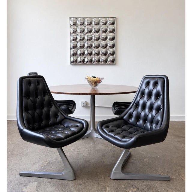 Metal 1960's Chromcraft "Sculpta" Star Trek Dining Set For Sale - Image 7 of 12