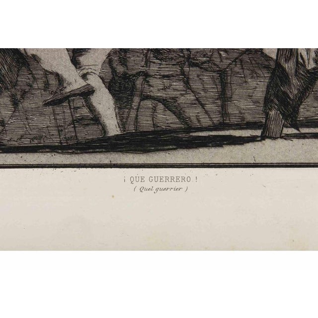 Etching and aquatint on laid paper, from the series "los proverbios, 1815. This copy belongs to the edition of "l'art",...