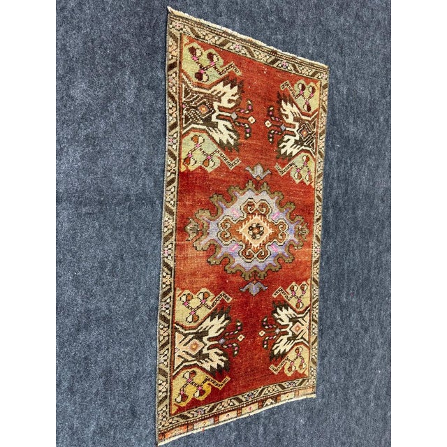 Early 21st Century Turkish Yastik Rug 1'6" x 2'11" For Sale - Image 5 of 5