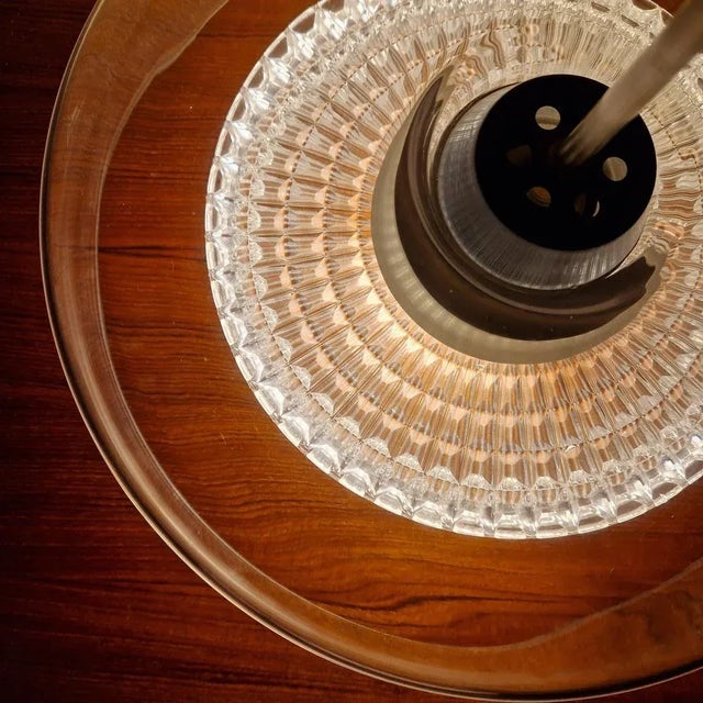 Double Glass Shade Pendant Lamp by Carl Fagerlund for Orrefors, 1960s For Sale - Image 10 of 12